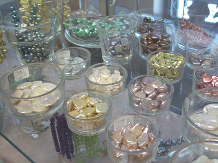 The Bead Hive Pearls on Display